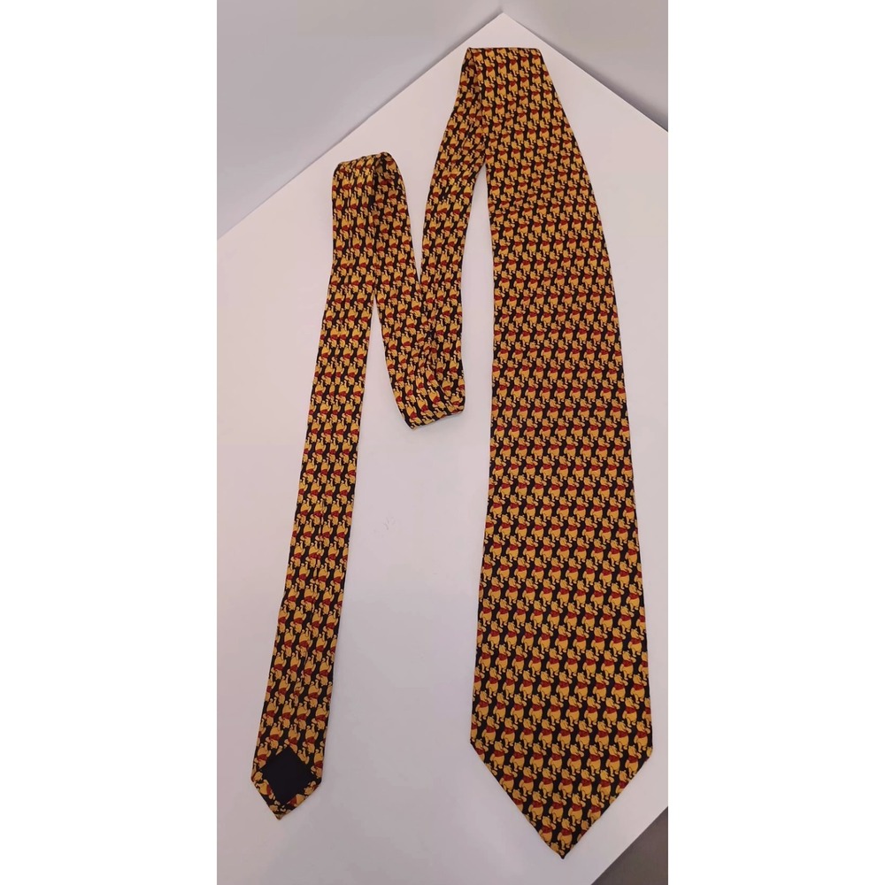 Lot of 2 Vintage Silk Novelty Neck Ties Mickey Mouse Winnie The Pooh Kidcore - Picture 3 of 16